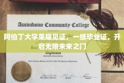 阿伯丁荣耀盛典，毕业证书，解锁人生新篇章的大门