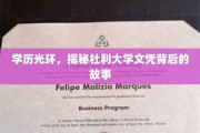 杜利大学文凭背后的真实面纱，学历光环下的不为人知故事