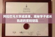 解锁学子成长轨迹，阿拉巴马大学成绩单背后的秘密图鉴