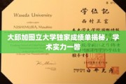 解码大邱加图立大学，一窥其卓越学术风采的神秘面纱