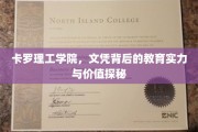 解码卡罗理工学院，文凭背后的教育宝藏与实力揭秘