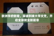 跨洋求职新钥匙，蒙彼利埃大学文凭，引领全球职场新格局