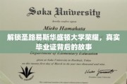 揭秘圣路易斯华盛顿大学荣耀，毕业证背后的传奇历程