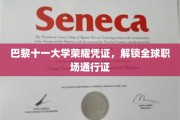 巴黎十一大学荣耀证书，开启国际职场新篇章