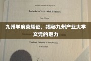 九州文凭之光，揭秘产业大学的非凡魅力