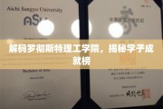 罗彻斯特理工学院精英风采，学子成就背后的秘密揭晓