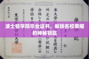 波士顿学院证书，开启名校荣耀之旅的神秘凭证