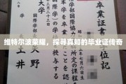 维特尔波荣耀，毕业证的传奇故事揭秘