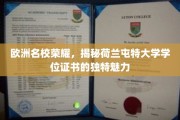 荷兰屯特大学学位证书，欧洲名校的璀璨名片