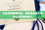 北欧学府荣耀凭证，揭秘南丹麦大学学位证的独特魅力