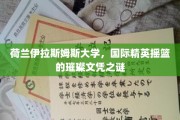 荷兰伊拉斯姆斯大学，揭秘全球精英梦寐以求的文凭魅力