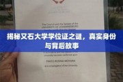 揭秘又石大学学位证之谜，真实身份与背后故事