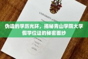 伪学历迷雾，揭开青山学院大学假证背后的学术欺诈真相