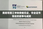 奥塔哥理工荣耀瞬间，揭秘毕业证书背后的非凡历程