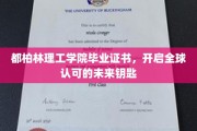 都柏林理工精英证照，解锁国际职场新篇章