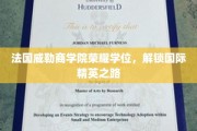 法国威勒商学院荣耀学位，解锁国际精英之路