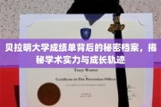 解码贝拉明大学成绩单，揭开学子实力与成长路径的神秘面纱