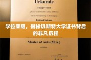 解码切斯特大学，一纸学位证背后的非凡成长轨迹