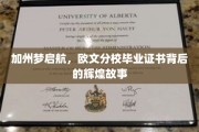 加州之光，欧文分校毕业证书见证的璀璨人生旅程