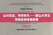 巅峰学府传奇录，群山之巅的非凡学历传奇