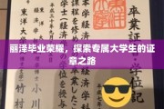 青春荣耀印记，揭秘大学生专属证章背后的成长故事