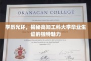 高学历魅力解码，揭秘工科毕业生证的职场魔力