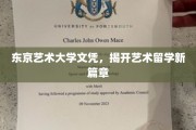 东京艺术大学文凭引领，开启留学艺术新纪元