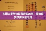 学历认证探秘，东国大学学位证背后的传奇旅程