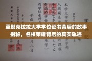 揭开圣塔克拉拉大学学位证书背后的荣耀轨迹，揭秘名校背后的真实传奇