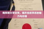 名校光环下的梅努斯大学，探究文凭背后的价值与魅力