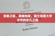 攀登洛桑巅峰，瑞士名校荣耀文凭的成就之旅