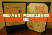 布朗大学文凭，解锁未来精英圈的璀璨之门