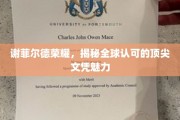 谢菲尔德荣耀之光，全球瞩目的卓越文凭魅力揭秘