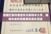 探索德国巴登符腾堡双元制技术大学，塑造未来职场精英的摇篮之路
