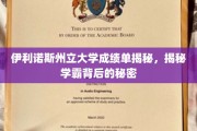伊利诺斯州立学霸养成记，揭秘顶尖成绩背后的独特路径