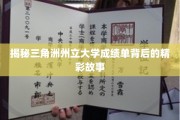 解码三角洲州大成绩单，隐藏的学术传奇与奋斗足迹