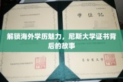 海外学历新篇章，尼斯大学证书的传奇之路