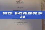 东京艺术之光，揭秘学位证书背后的艺术传奇