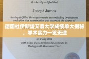 德国杜伊斯堡艾森大学，揭秘学术实力，成绩单背后的辉煌篇章