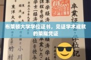 布莱顿荣耀证书，学位见证，成就非凡学术旅程