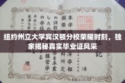 纽约州立大学宾汉顿分校，毕业证风采独家大揭秘，荣耀时刻一睹为快
