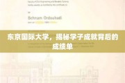 揭秘东京国际大学精英学子，辉煌成就背后的实力证明