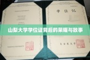 山梨大学学位证，探寻荣耀背后的传奇故事