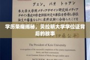 贝拉明大学学位证，揭开学历荣耀的神秘面纱