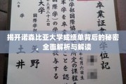 解码诺森比亚大学成绩单，揭秘学术成就的深层密码