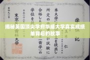 探寻华威大学成绩单背后的神秘面纱