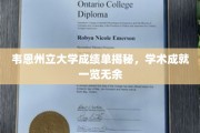 韦恩州立大学学霸风云录，揭秘学术明星背后的辉煌成绩
