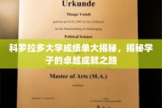 科罗拉多大学学霸养成记，揭秘学子非凡成就背后的故事