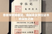 鲁顿学府荣耀见证，探寻学位证书背后的传奇历程