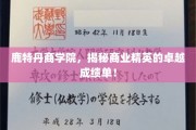鹿特丹商学院，揭开未来商业领袖的璀璨成就